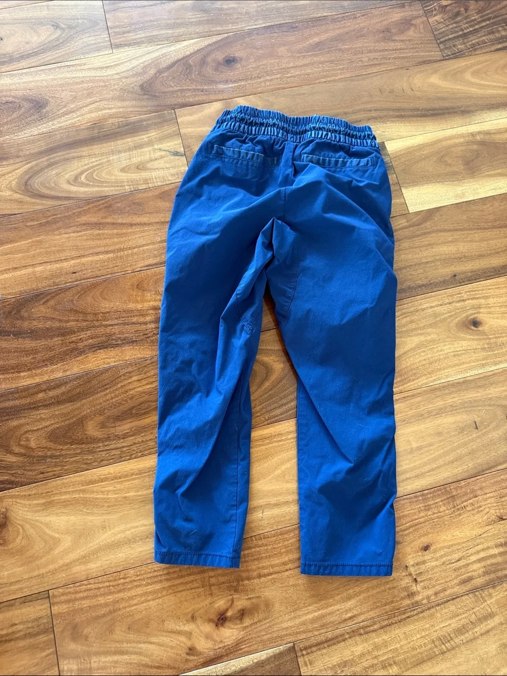 GAP Royal Blue Kids Elastic Waist Joggers with Zipper Pockets